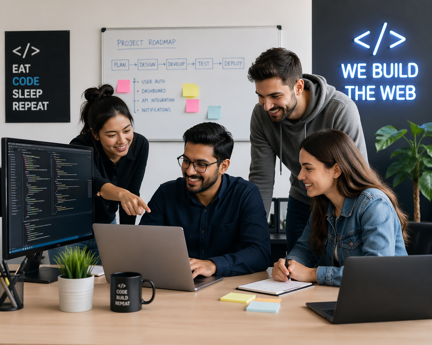SiteCrafters web development team